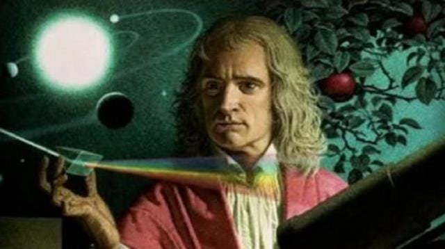 Nhà vật lý học Isaac Newton người Anh sinh vào ngày 4/1/1643