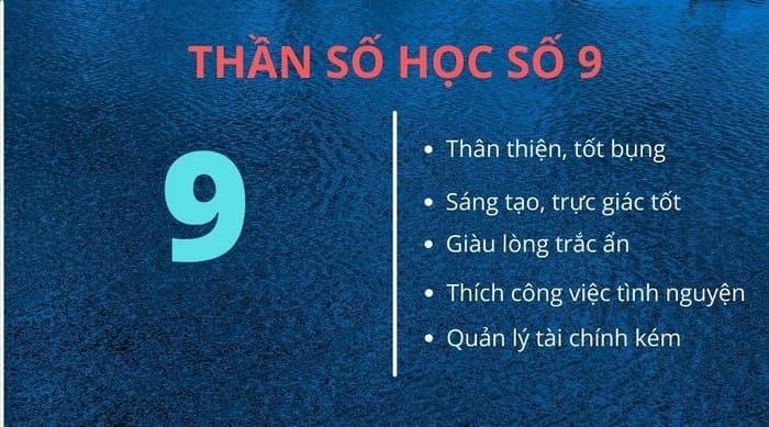 Luận ý nghĩa số 63 theo góc nhìn phương Tây sẽ xét đến số chủ đạo là số 9