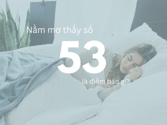 Giải mã chiêm bao khi bạn thấy số 53 trong giấc mơ
