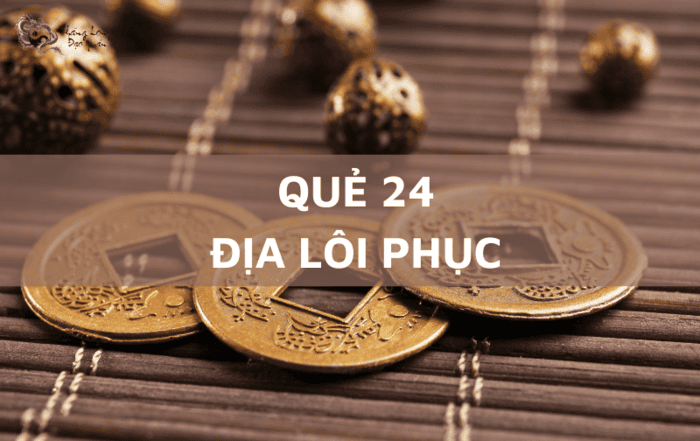 Xét theo Kinh Dịch số 84 tượng trưng cho quẻ Địa Lôi Phục