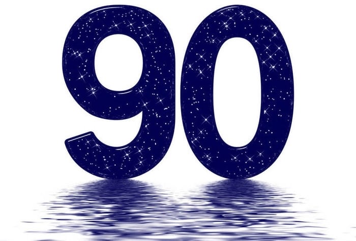 Ý nghĩa số 90 được thể hiện như thế nào theo quan niệm dân gian
