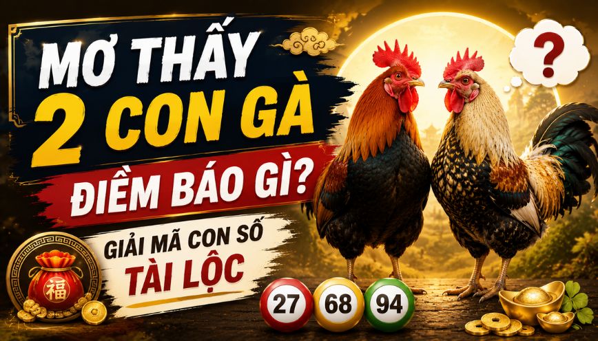 Mơ thấy 2 con gà điềm báo gì? Giải mã con số tài lộc