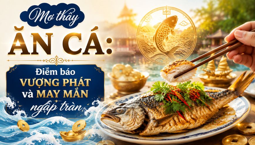 Mơ thấy ăn cá: Điềm báo vượng phát và may mắn ngập tràn