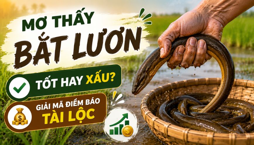 Mơ thấy bắt lươn tốt hay xấu? Giải mã điềm báo tài lộc