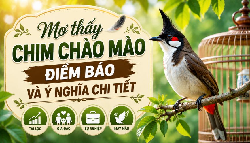 Mơ thấy chim chào mào: Điềm báo và ý nghĩa chi tiết