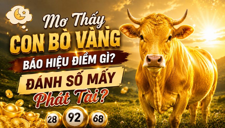 Mơ Thấy Con Bò Vàng Báo Hiệu Điềm Gì? Đánh Số Mấy Phát Tài?