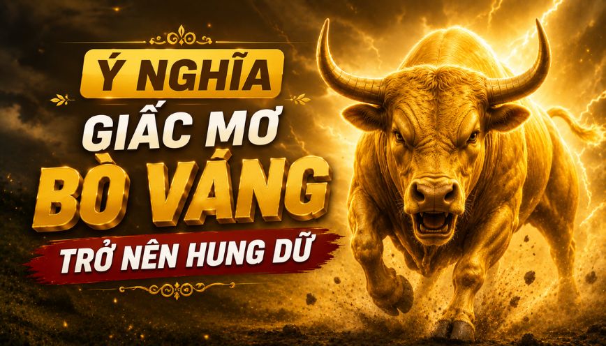 Ý nghĩa giấc mơ bò vàng trở nên hung dữ
