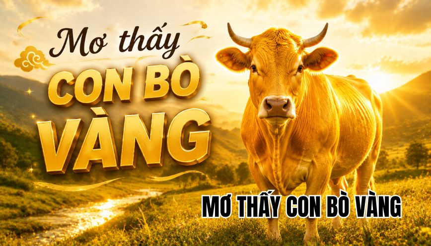 Mơ thấy con bò vàng