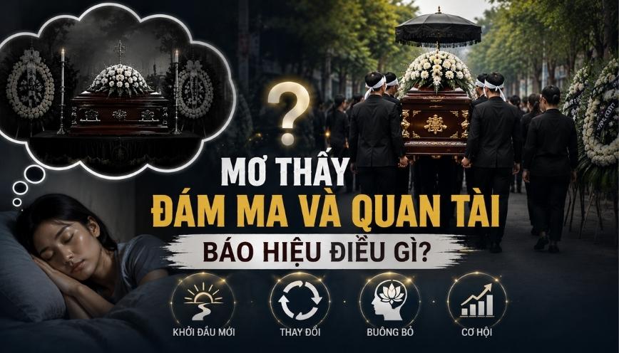 Mơ thấy đám ma và quan tài báo hiệu điều gì?
