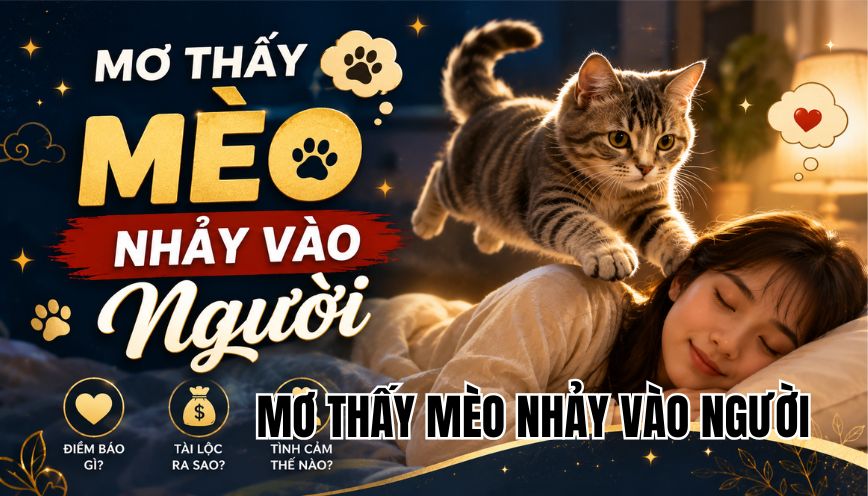 Mơ thấy mèo nhảy vào người