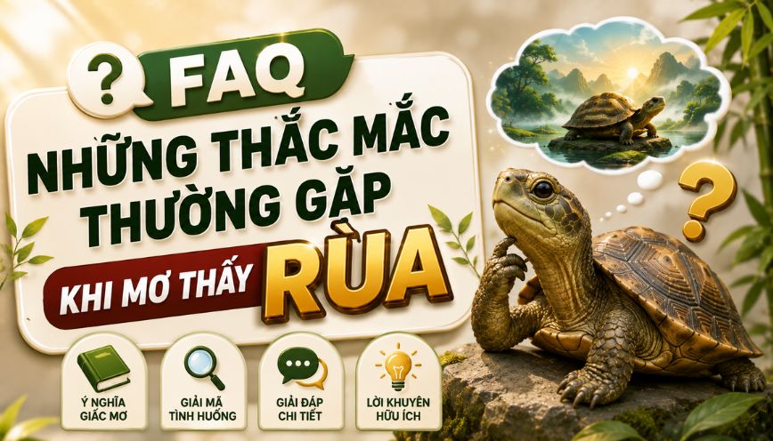 FAQ – Những thắc mắc thường gặp khi mơ thấy rùa