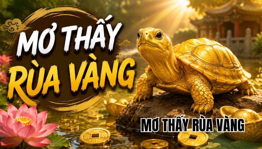 mơ thấy rùa vàng