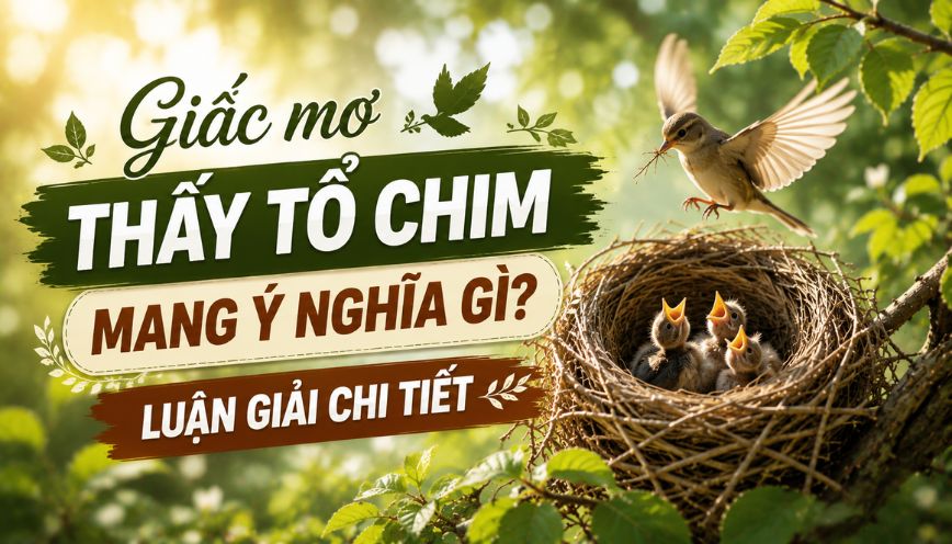Giấc mơ thấy tổ chim mang ý nghĩa gì? Luận giải chi tiết