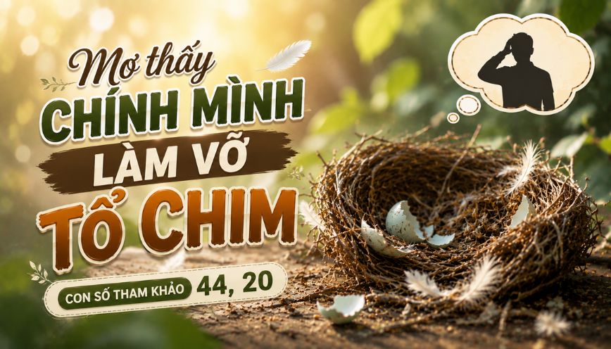 Mơ thấy chính mình làm vỡ tổ chim