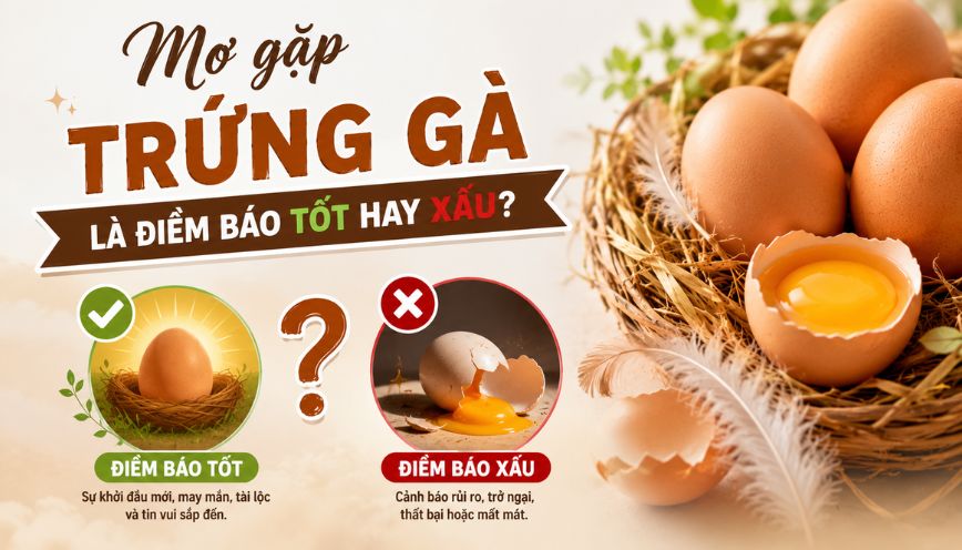 Mơ gặp trứng gà là điềm báo tốt hay xấu?